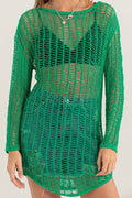 HYFVE Crochet Long Sleeve Cover Up - Hovatok