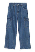 Wide Leg Jeans with Pockets - Hovatok