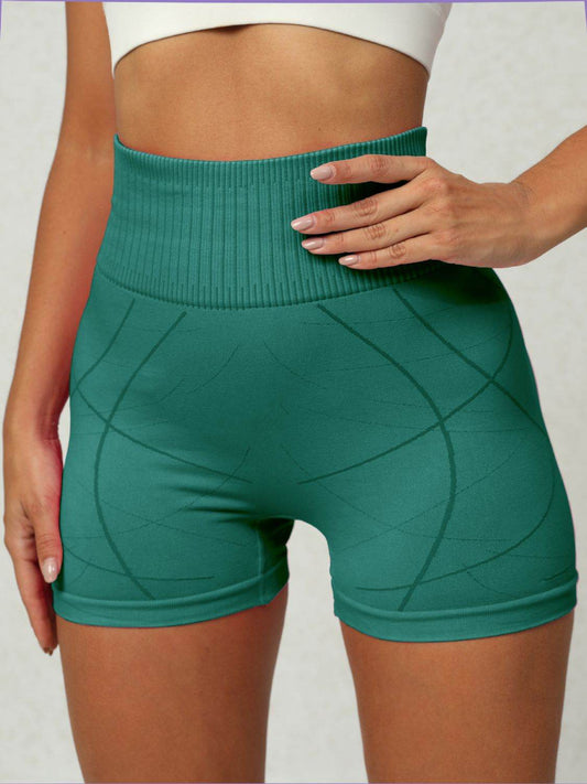 High Waist Active Shorts - Hovatok