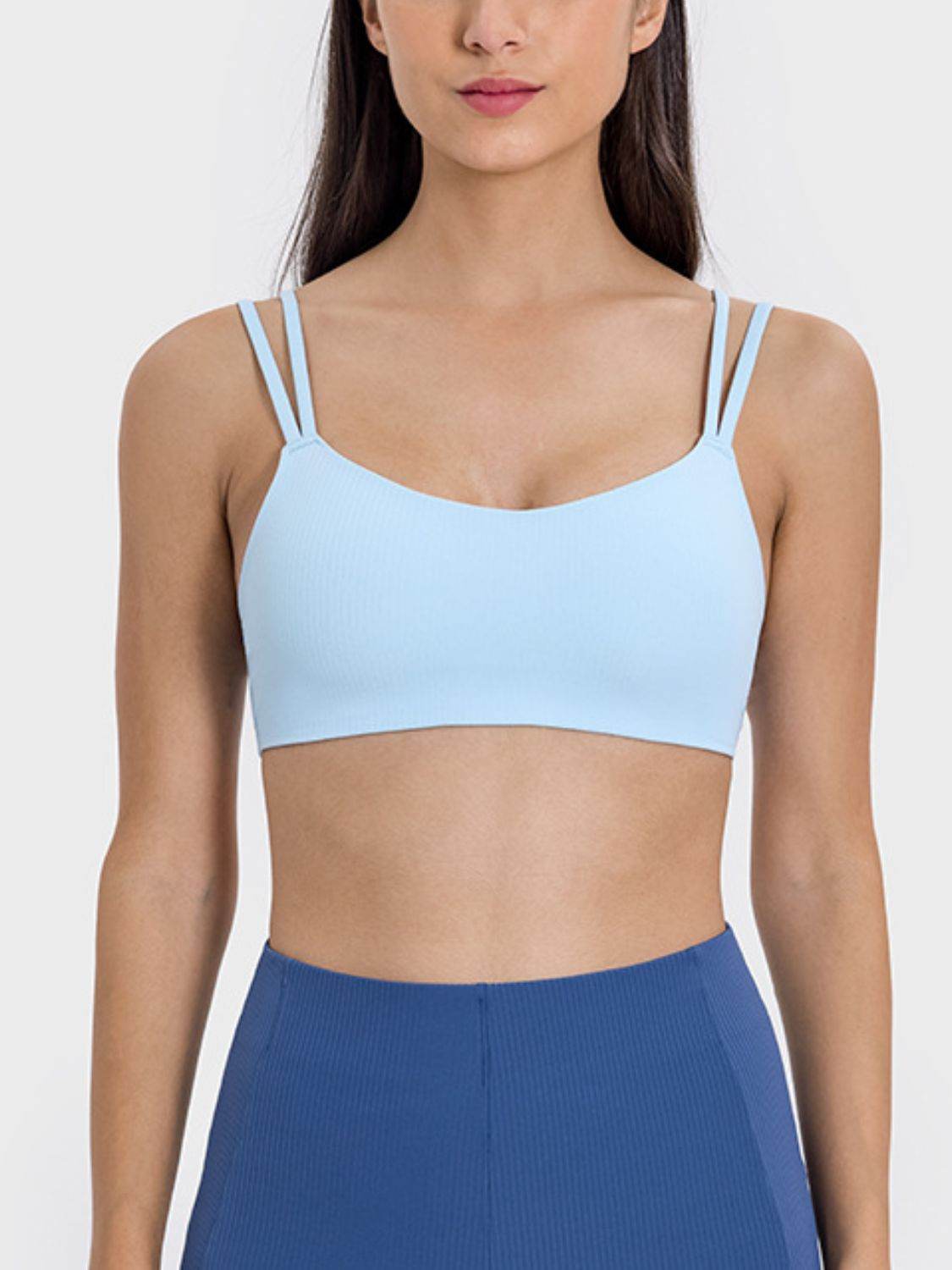 Millennia Scoop Neck Double Strap Active Cami - Hovatok