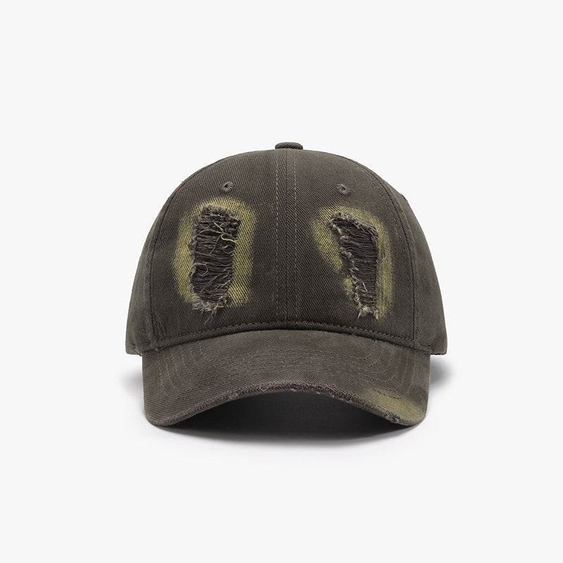 Distressed Cotton Baseball Cap - Hovatok