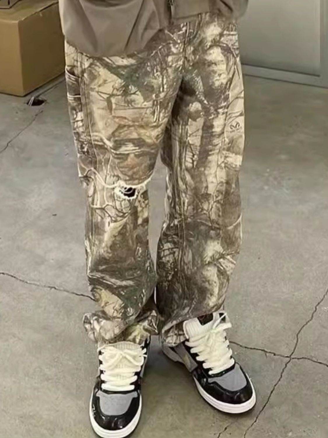 Men's Twig Camouflage Cargo Jeans - Hovatok