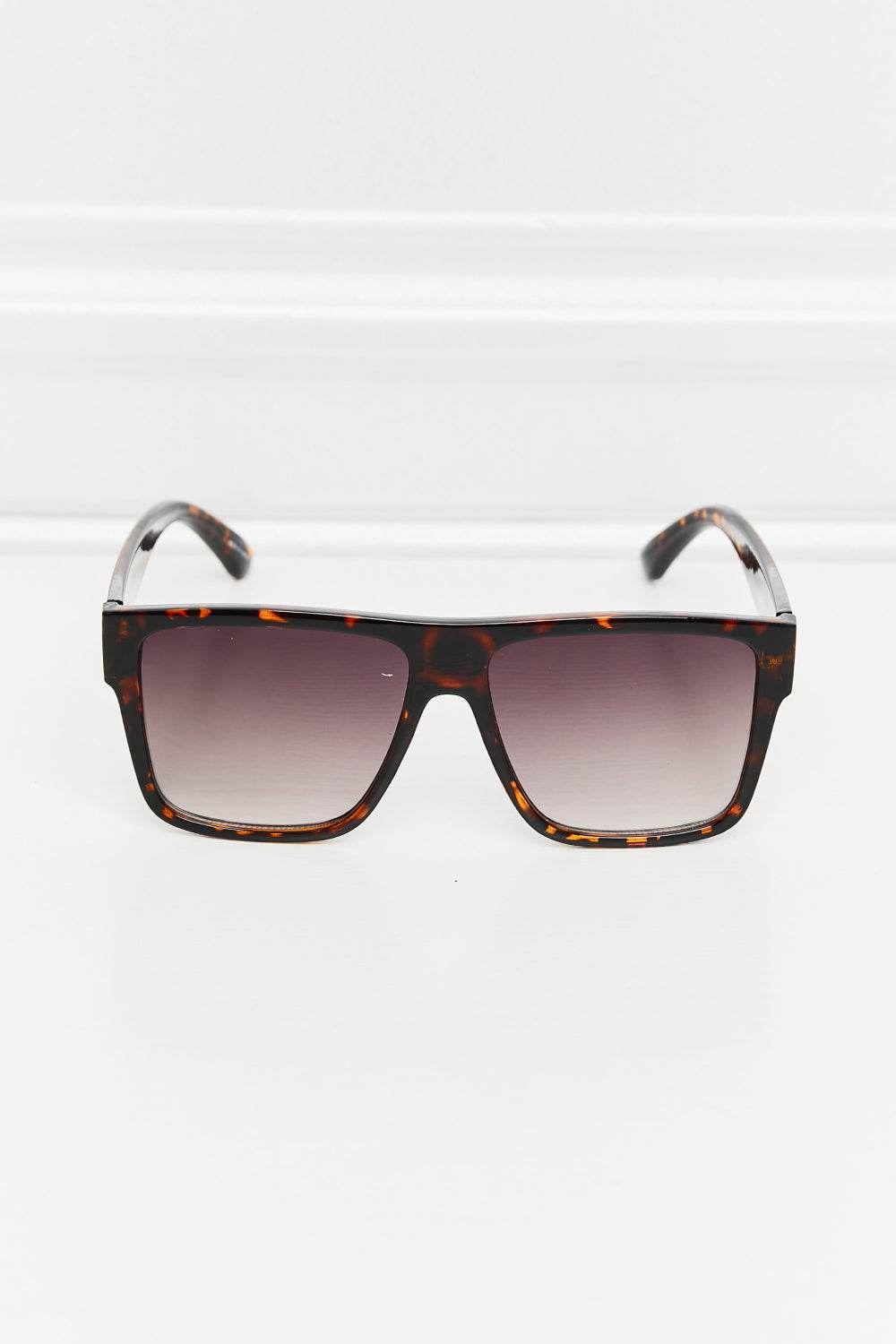 Tortoiseshell Square Full Rim Sunglasses - Hovatok