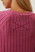Basic Bae Full Size Ribbed Thumbhole Sleeve T-Shirt - Hovatok