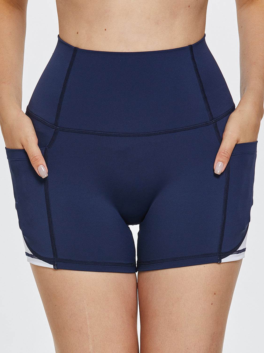 High Waist Active Shorts - Hovatok