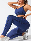 Scoop Neck Cami and High Waist Leggings Active Set - Hovatok