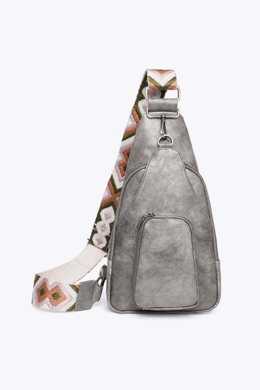 Adored Take A Trip PU Leather Sling Bag - Hovatok