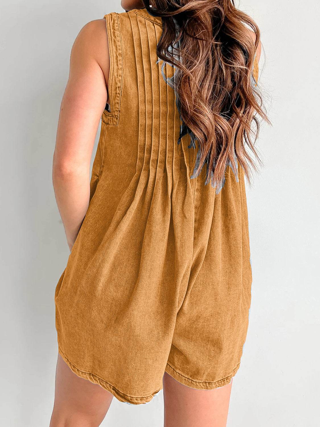 Tied Romper with Pockets - Hovatok