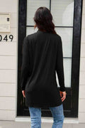Basic Bae Full Size Open Front Long Sleeve Cardigan with Pockets - Hovatok
