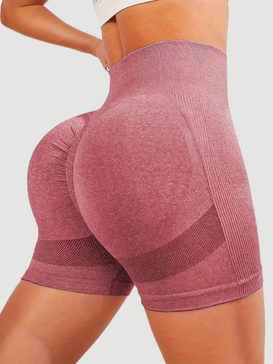 High Waist Active Shorts - Hovatok