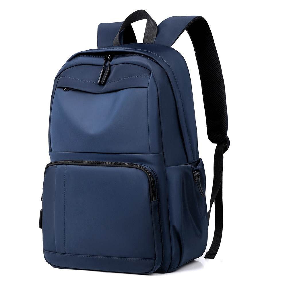 Multi-Pockets Solid Color Backpack Bag - Hovatok