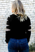 Graphic Leopard Patch Sweatshirt - Hovatok