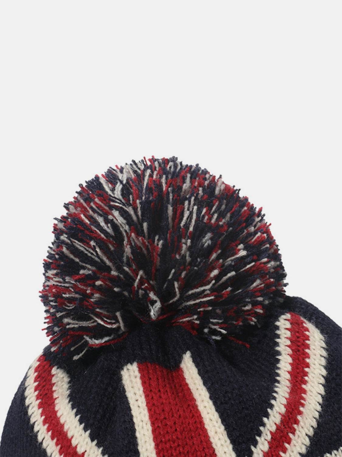 Roll Rim US Flag Knit Hat - Hovatok