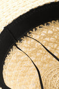 Fame Wide Brim Straw Weave Sun Hat - Hovatok