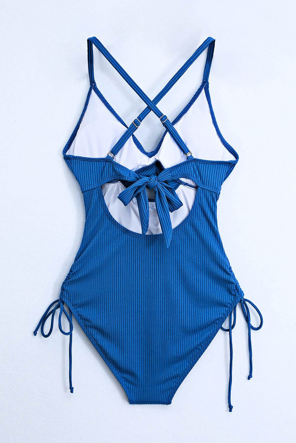 Cutout V-Neck Spaghetti Strap One-Piece Swimwear - Hovatok