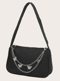 Butterfly Chain Polyester Handbag - Hovatok
