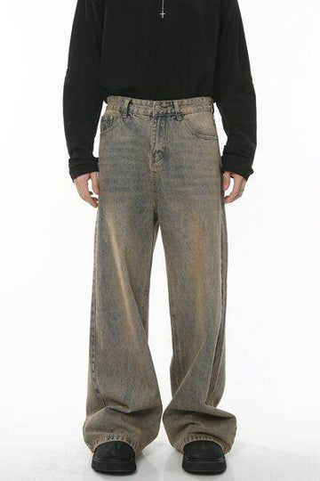 Wide Leg Jeans with Pockets - Hovatok
