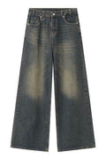 Wide Leg Jeans with Pockets - Hovatok