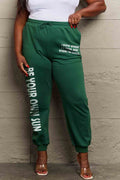 Simply Love Full Size BE YOUR OWN SUN Graphic Sweatpants - Hovatok