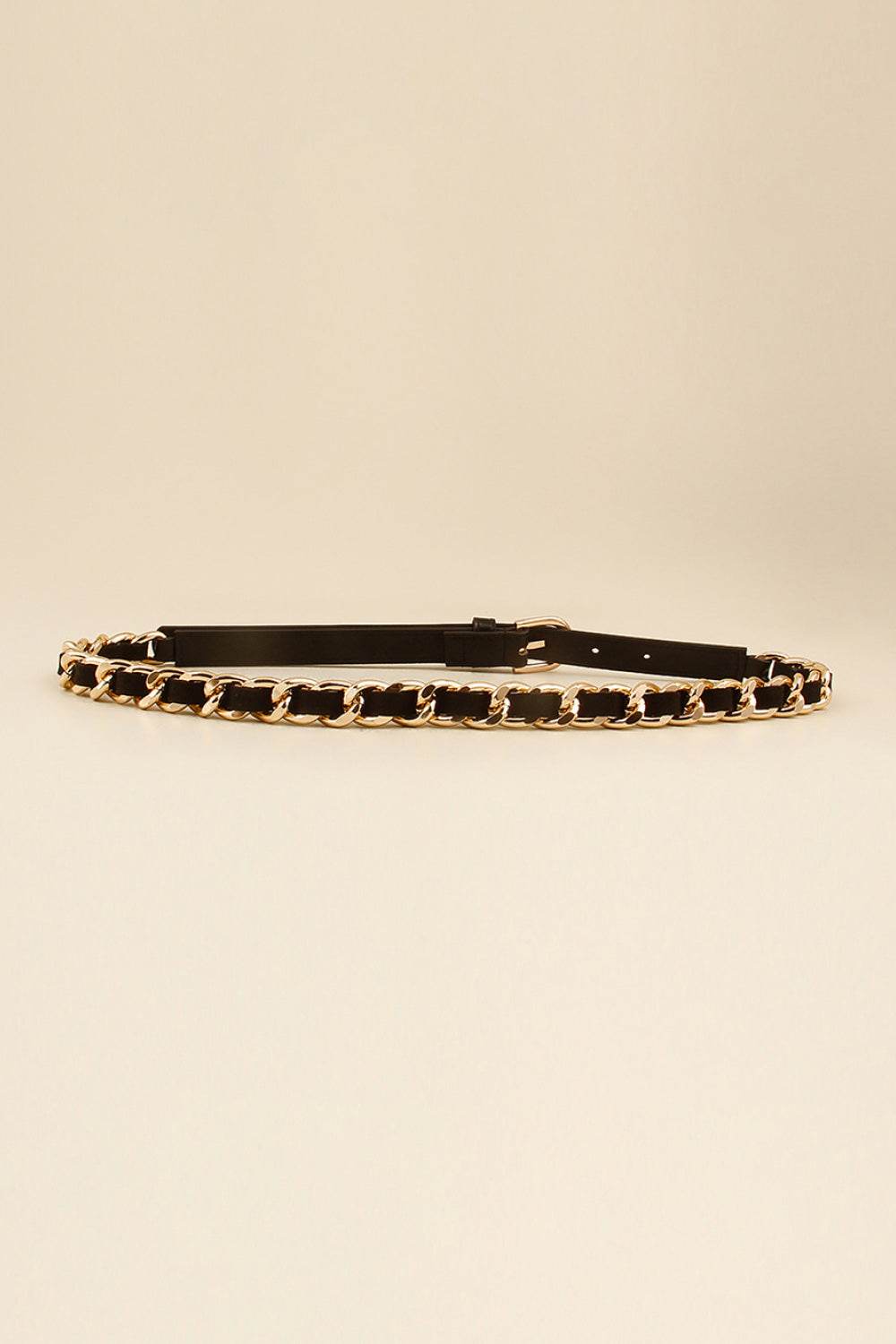 PU Chain Skinny Belt - Hovatok