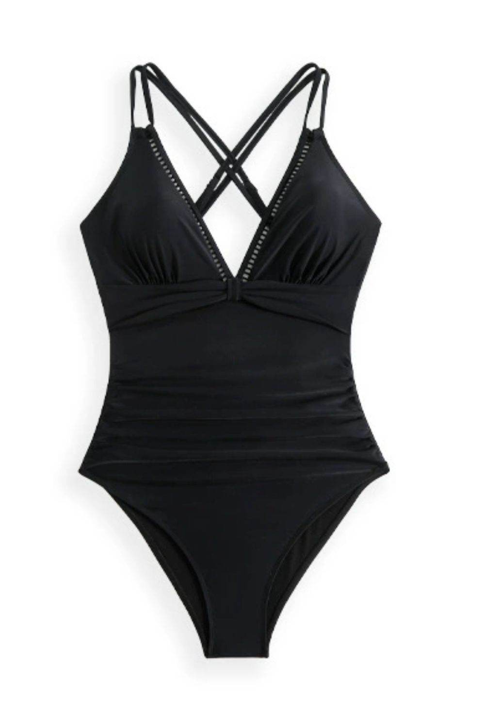 Double Spaghetti Strap One-Piece Swimwear - Hovatok