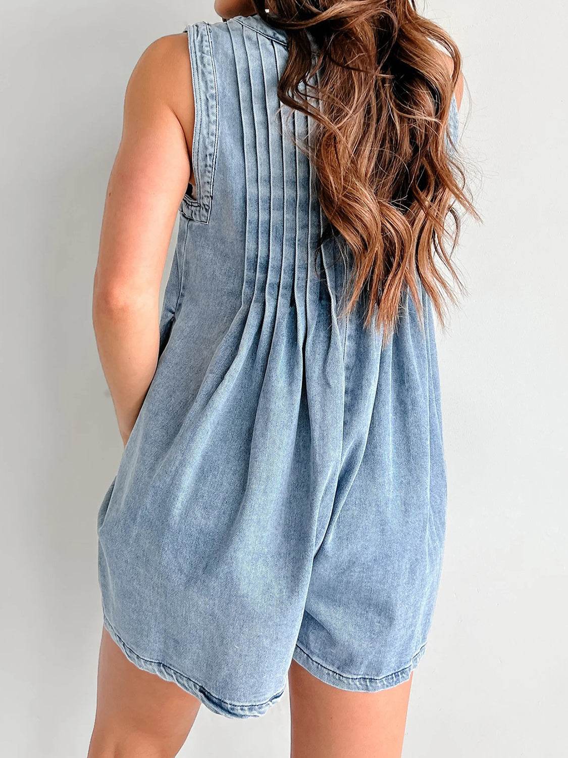 Tied Romper with Pockets - Hovatok