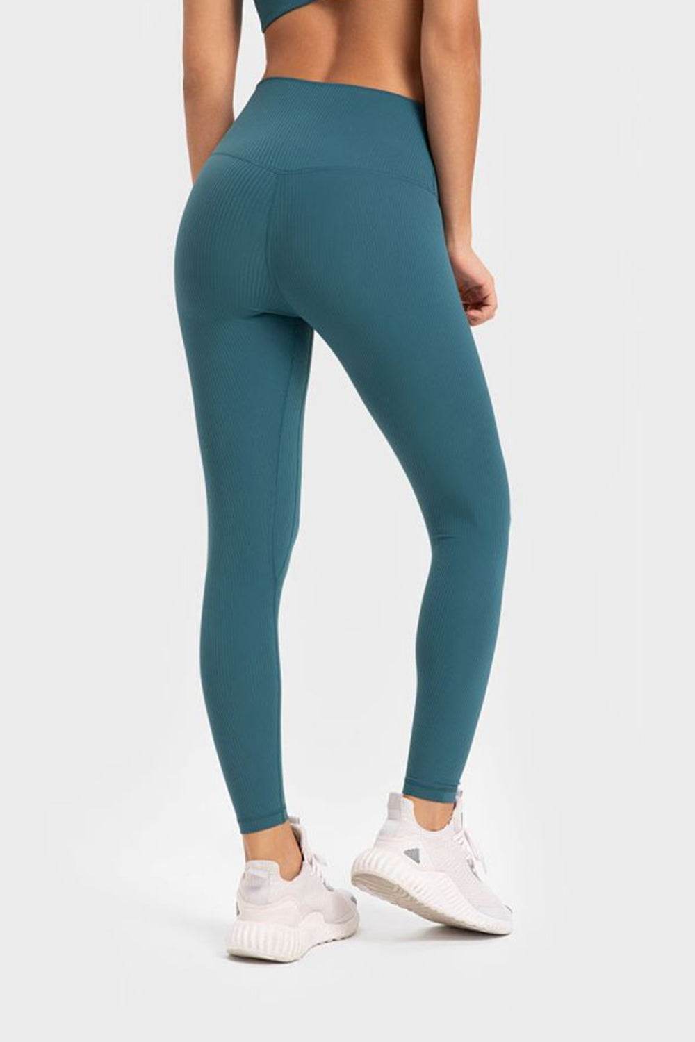 Millennia Highly Stretchy Wide Waistband Yoga Leggings - Hovatok