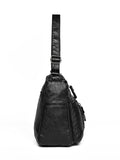 Adjustable Strap PU Leather Shoulder Bag - Hovatok
