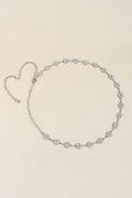 Rhinestone Decor Zinc Alloy Belt - Hovatok