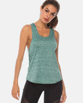 Full Size Scoop Neck Wide Strap Active Tank - Hovatok