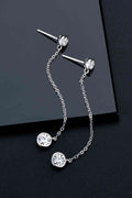 Adored Moissanite Chain Earrings - Hovatok