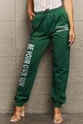 Simply Love Full Size BE YOUR OWN SUN Graphic Sweatpants - Hovatok