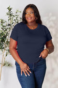 Basic Bae Full Size Round Neck Short Sleeve T-Shirt - Hovatok