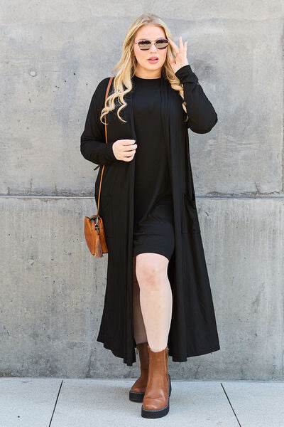 Basic Bae Full Size Open Front Long Sleeve Cover Up - Hovatok