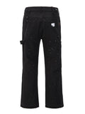 Men's Washed Bootcut Cargo Jeans - Hovatok