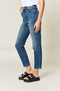 Judy Blue Full Size Tummy Control High Waist Slim Jeans - Hovatok