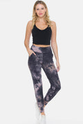 Leggings Depot Tie-Dye High Waist Cropped Leggings - Hovatok