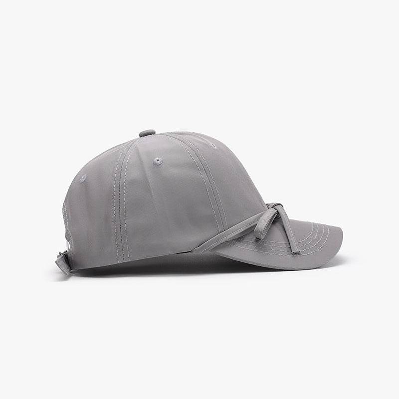Tied Bow Cotton Baseball Cap - Hovatok