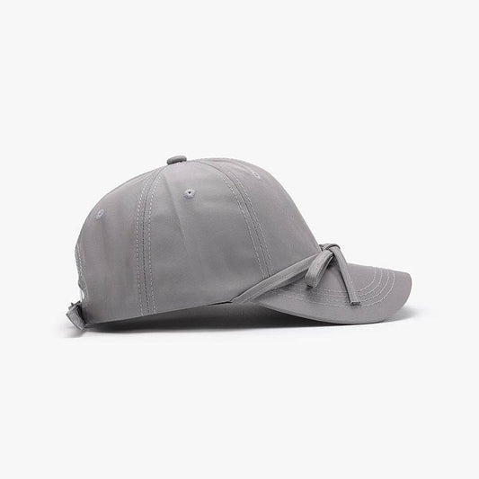 Tied Bow Cotton Baseball Cap - Hovatok