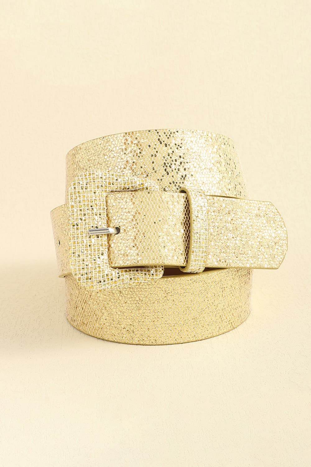 Glitter PU Leather Belt - Hovatok