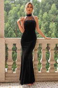 Lace Detail Sleeveless Maxi Dress - Hovatok