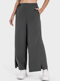 Millennia Slit Wide Leg Active Pants - Hovatok