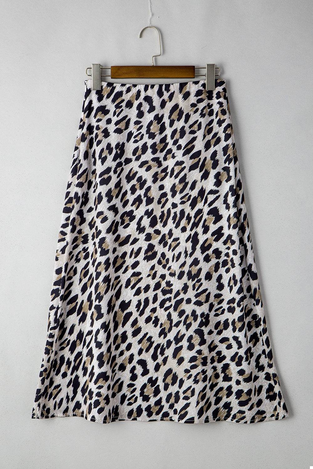 Leopard High Waist Midi Skirt - Hovatok
