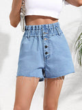 Denim Shorts with Pockets - Hovatok