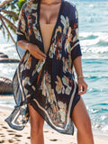 Lovelet Printed Open Front Cover-Up - Hovatok