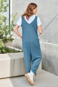 Double Take Full Size Sleeveless Straight Jumpsuit - Hovatok