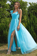 Asymmetrical Ruched Slit Dress - Hovatok