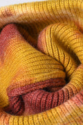 Tie-Dye Cuffed Rib-Knit Beanie Hat - Hovatok