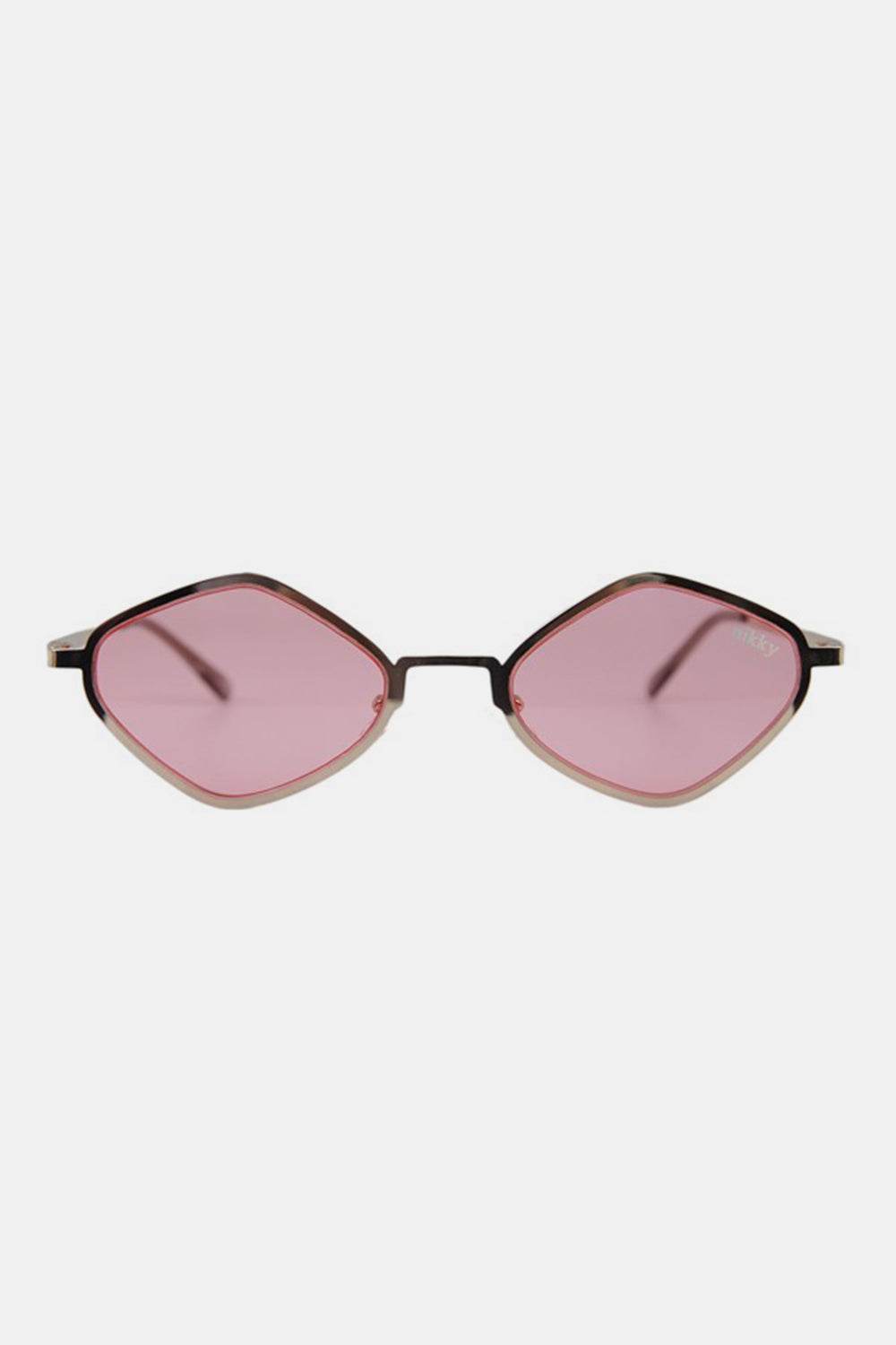 Nicole Lee USA Metal Frame Geometric Sunglasses - Hovatok