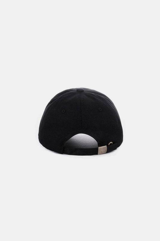 Zenana Ribbon Bow Chenille Patch Baseball Cap - Hovatok